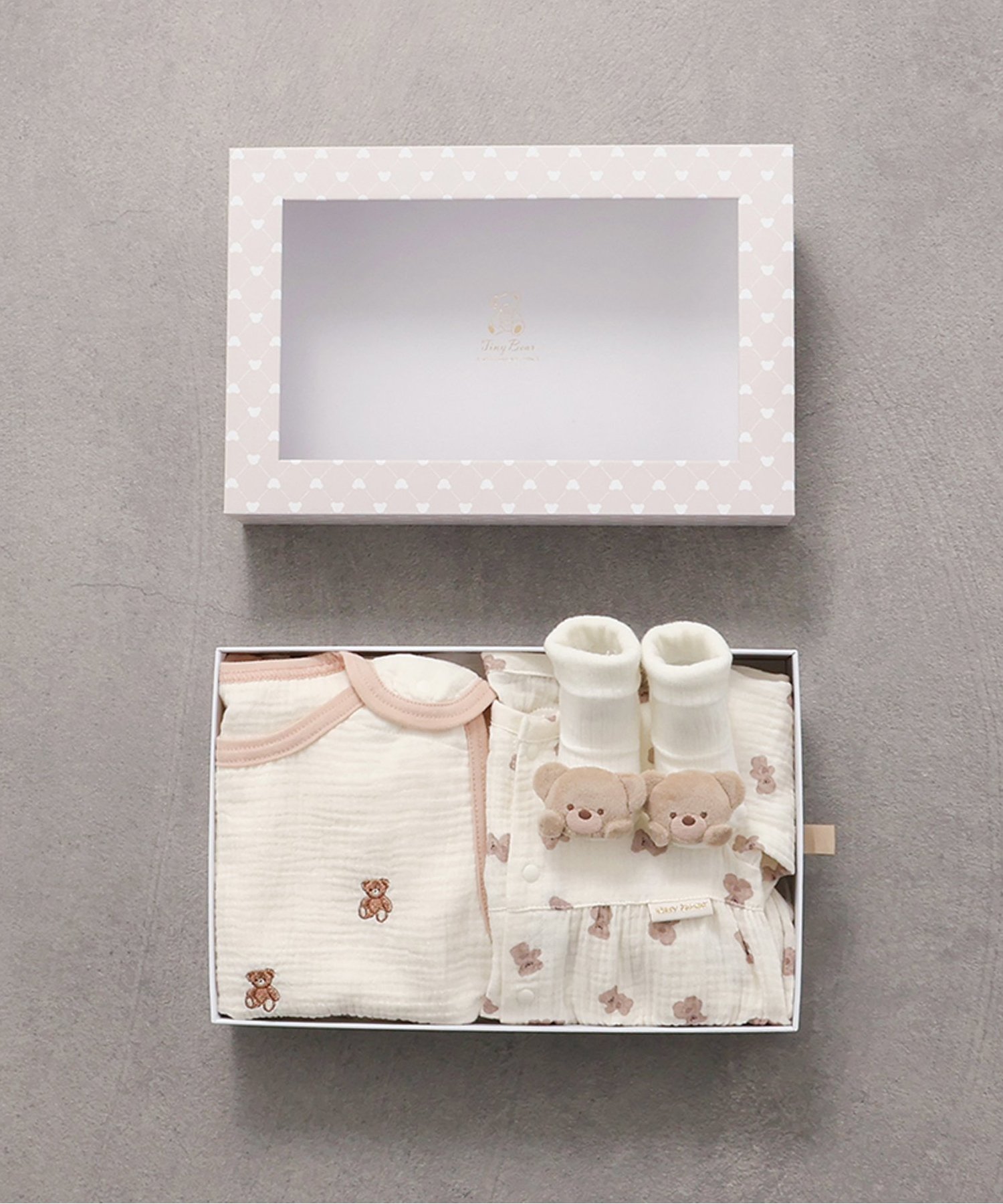 Baby Gift Box】天使の羽セット_出産祝い_ギフトセット_ハーフ