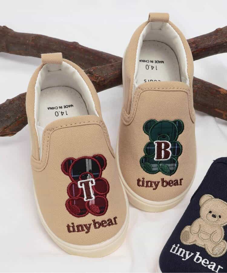 tiny bear スリッポン