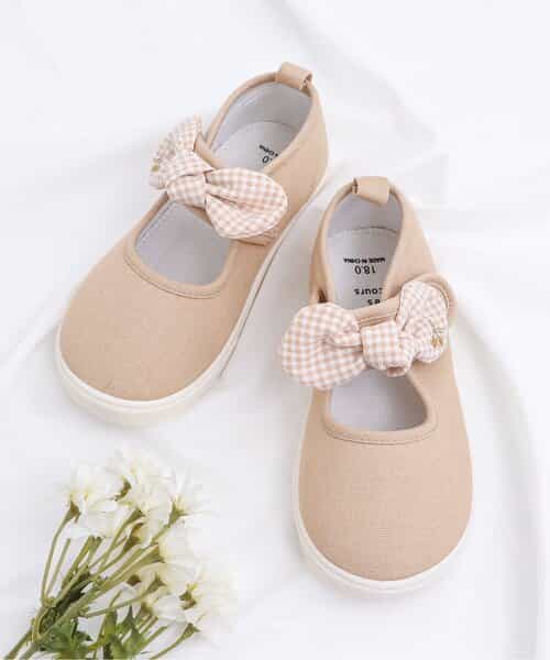 ★SALE★リボン付きパンプス風スニーカー