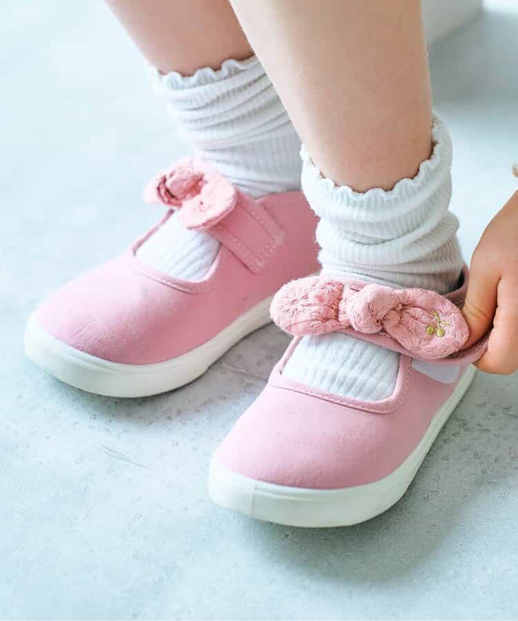 ★SALE★リボン付きパンプス風スニーカー