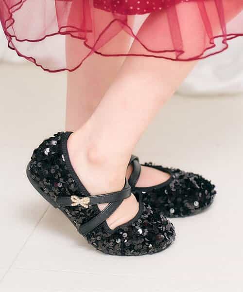 リボンビジューパンプス