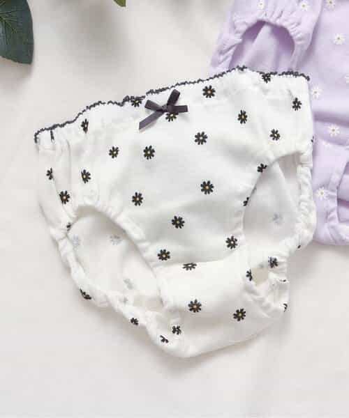 3P対象 GIRLSデイジー柄ショーツ