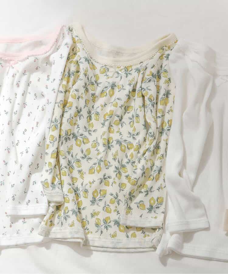 GIRLSリブ長袖肌着