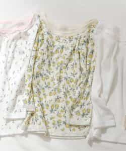 GIRLSリブ長袖肌着