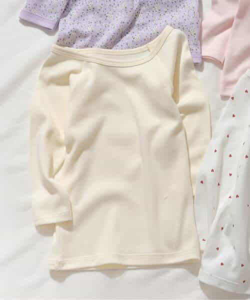 GIRLS深あき長袖肌着