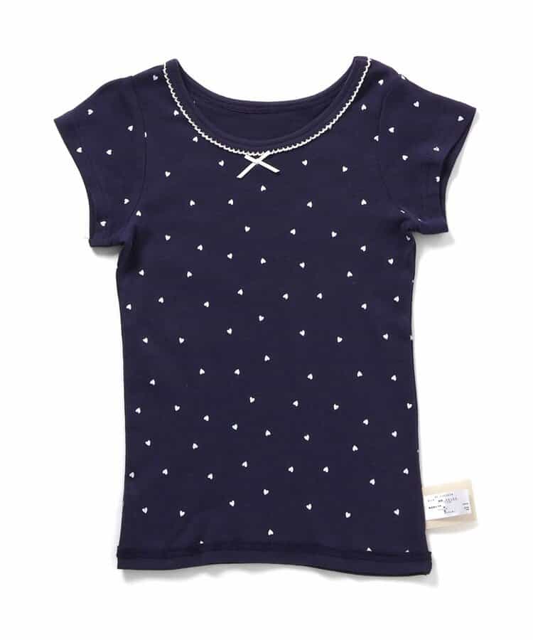 GIRLSフライス半袖肌着