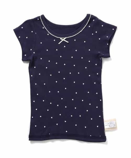 GIRLSフライス半袖肌着