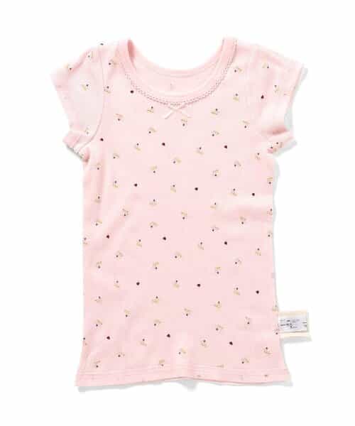 GIRLSリブ半袖肌着