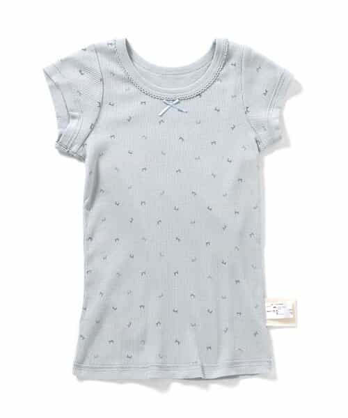 GIRLSリブ半袖肌着