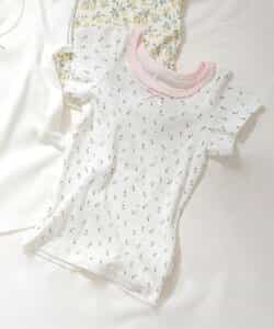 GIRLSリブ半袖肌着