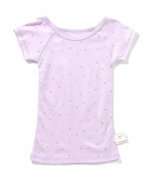 GIRLSスムース深あき半袖肌着