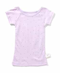 GIRLSスムース深あき半袖肌着