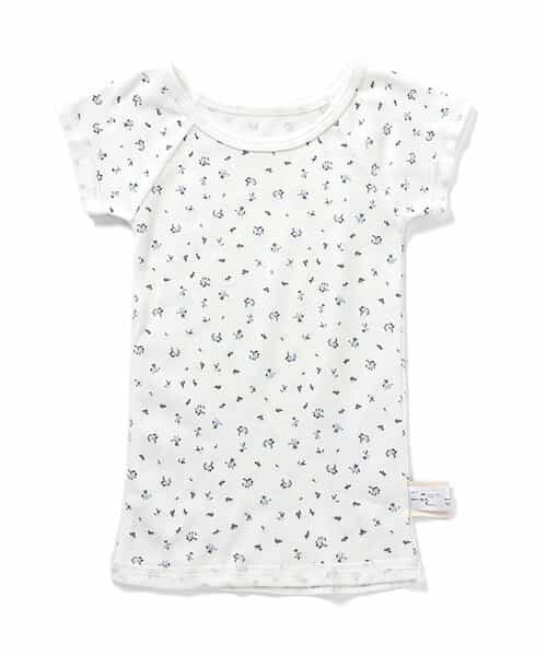 GIRLSスムース深あき半袖肌着