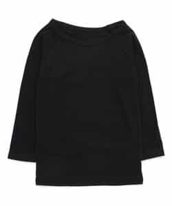 GIRLS深あきインナーあったかロングスリーブTシャツ