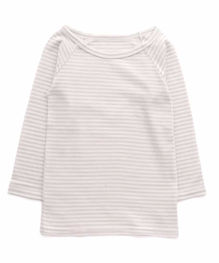 GIRLS深あきインナーあったかロングスリーブTシャツ