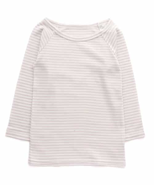 GIRLS深あきインナーあったかロングスリーブTシャツ