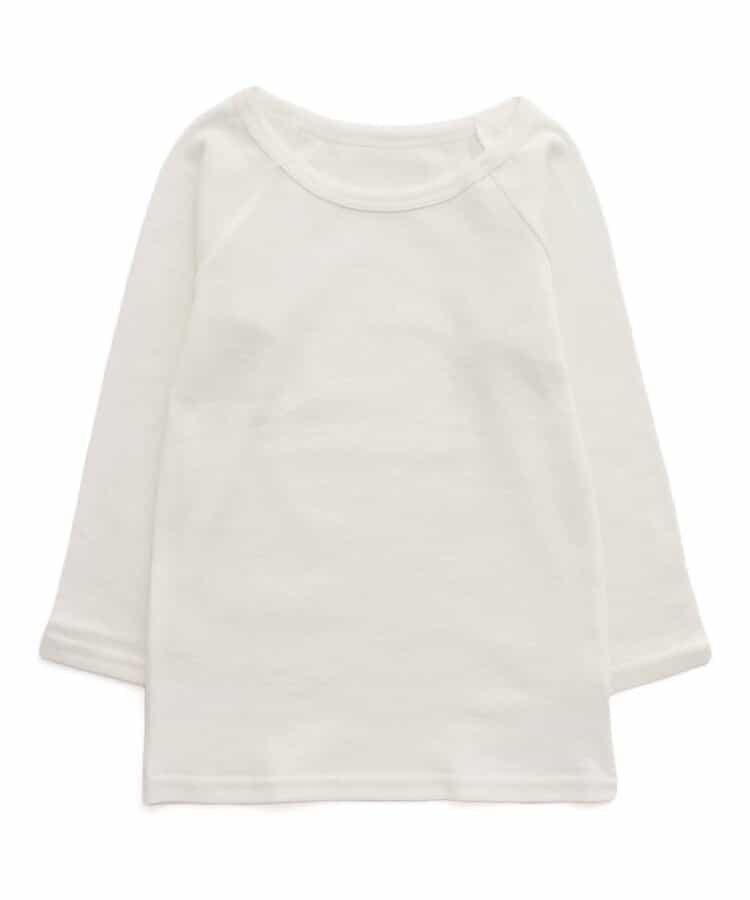 GIRLS深あきインナーあったかロングスリーブTシャツ
