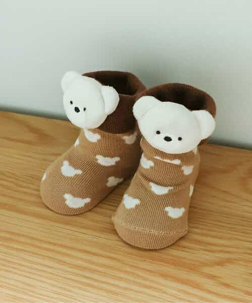 【tiny bear Palette】ラトル付きソックス