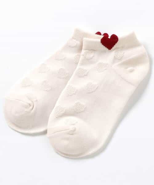3P対象 ハートショートソックス