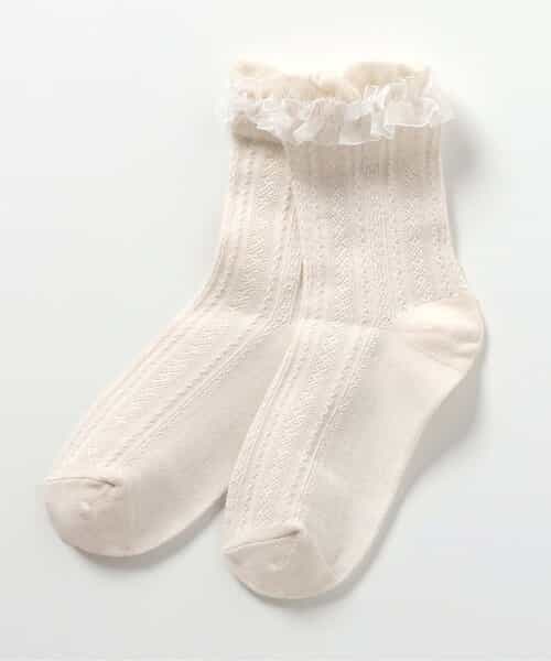 3P対象 シアーフリルソックス