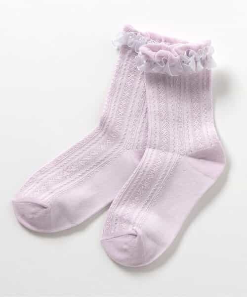 3P対象 シアーフリルソックス