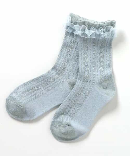 3P対象 シアーフリルソックス