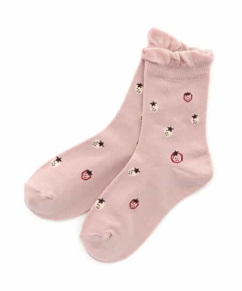 ★SALE★いちご・ハート・リボン柄ソックス