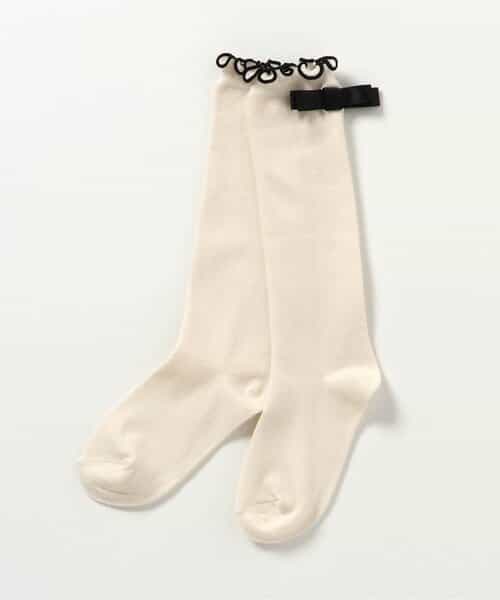 後ろリボンハイソックス