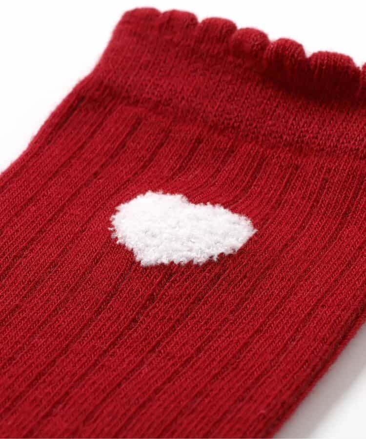 3P対象A ワンポイントモチーフクルーソックス_846081