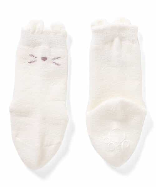 マシュマロニットアニマルソックス