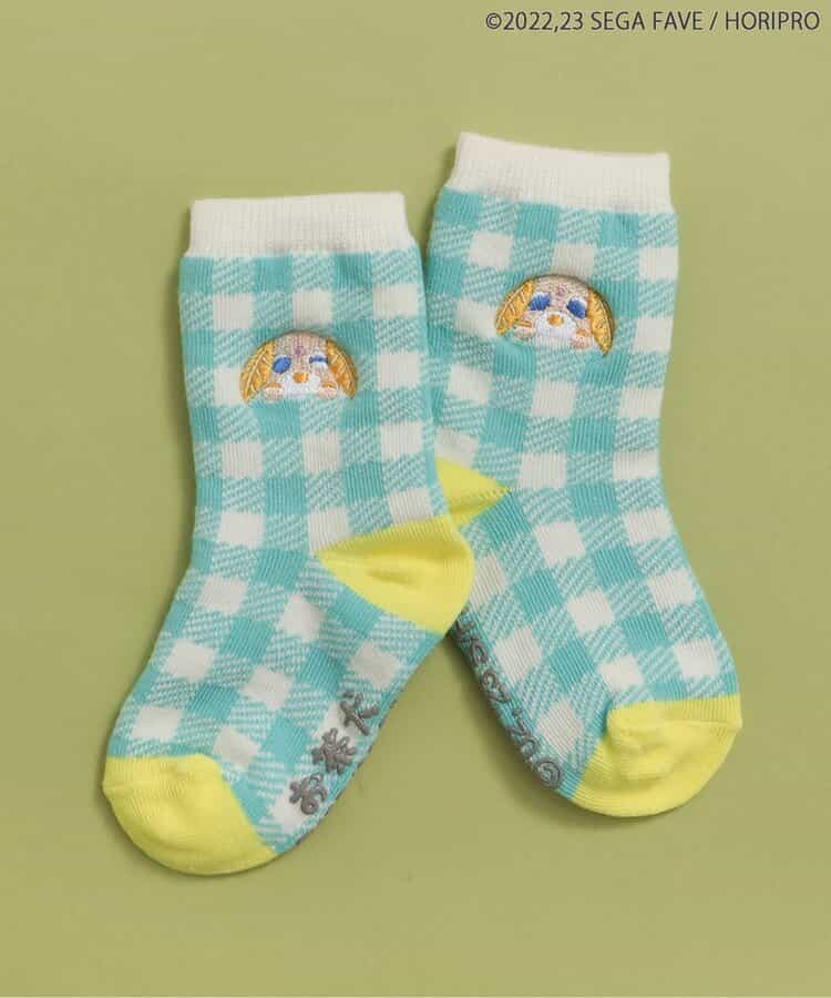 WEB限定 お茶犬ワンポイント刺繍ソックス