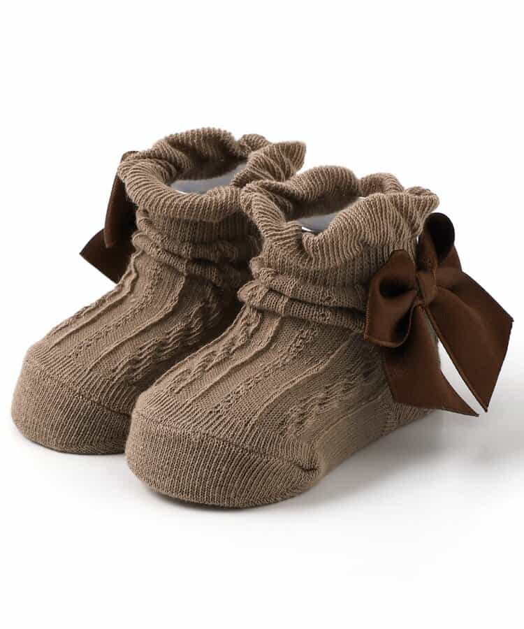 リボンベビーソックス