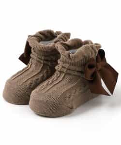 リボンベビーソックス