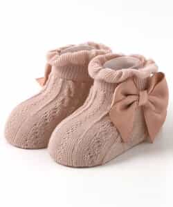 リボンベビーソックス