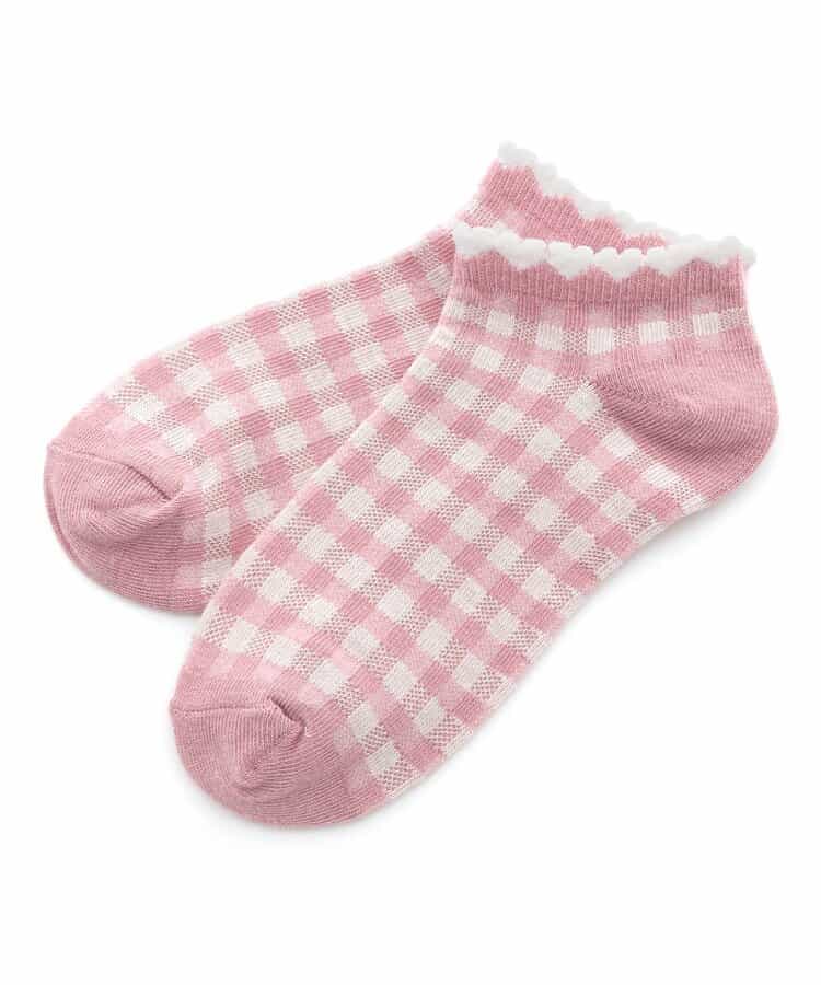 ★SALE★ギンガム・ドット柄ショートソックス