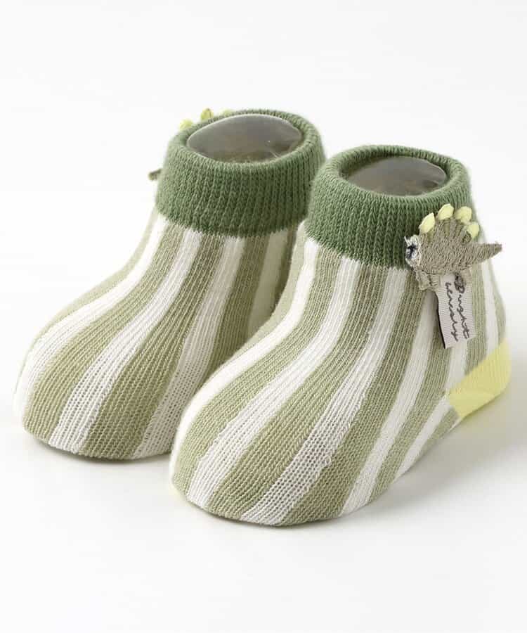 モチーフ刺繍ベビーソックス