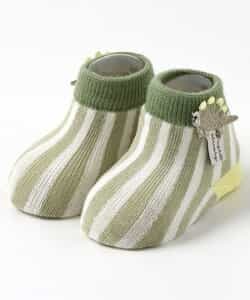 モチーフ刺繍ベビーソックス