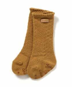 透かし編みベビーハイソックス