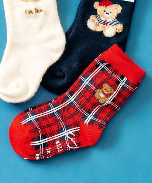 3P対象 tiny bear 3柄アソートソックス