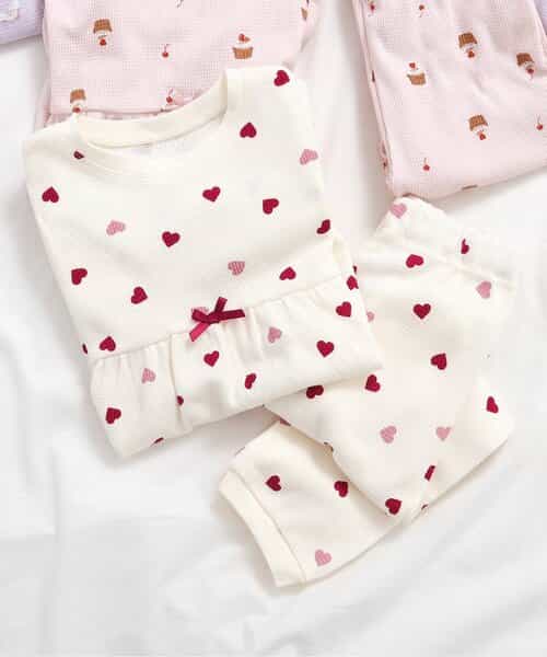 ★【BLACKFRIDAY】期間限定SALE★GIRLSバラエティワッフルパジャマ