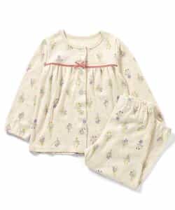 WEB限定 ブーケ柄前開きパジャマ