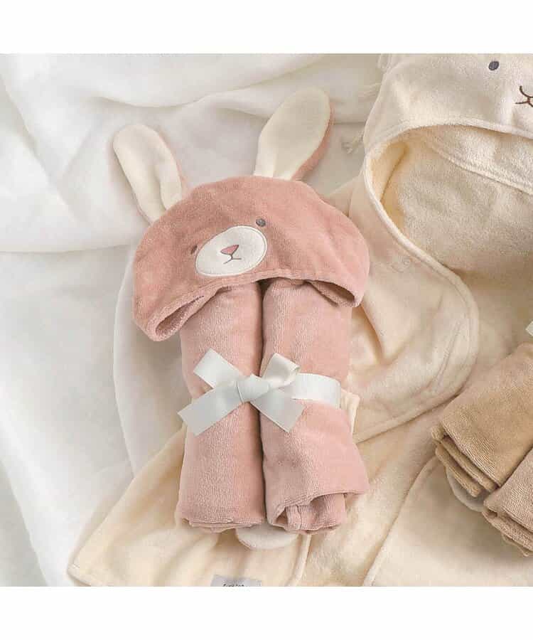ベビーアニマルバスポンチョ