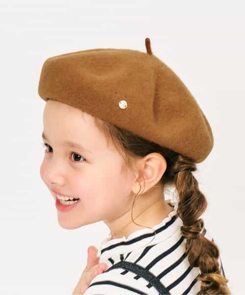 プレート付きベレー