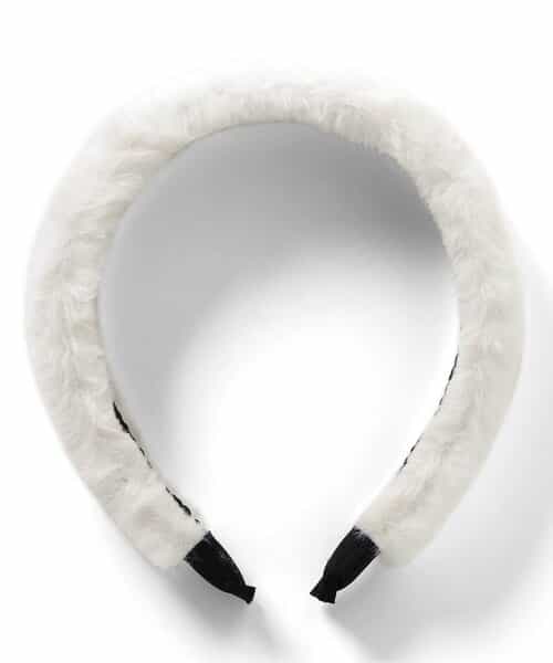 ファー・コーデュロイカチューシャ【フォーマル対応】