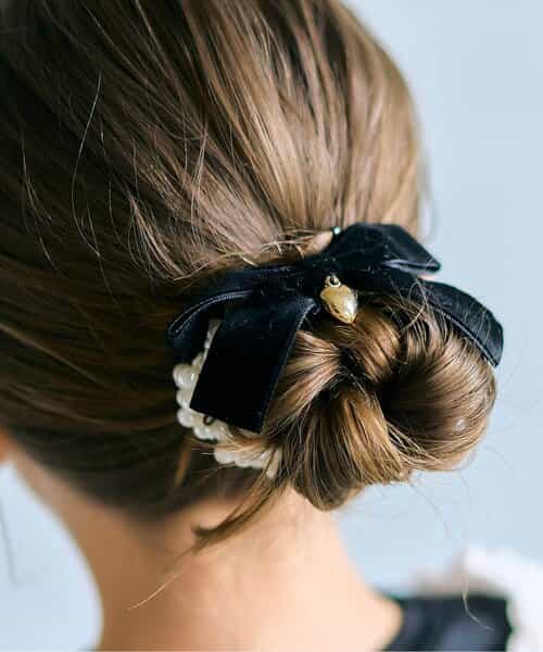 リボンシュシュ【フォーマル対応】