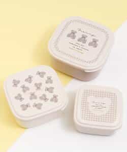 ★SALE★くま・さくらんぼ柄ランチボックス3個セット