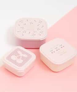 ★SALE★くま・さくらんぼ柄ランチボックス3個セット