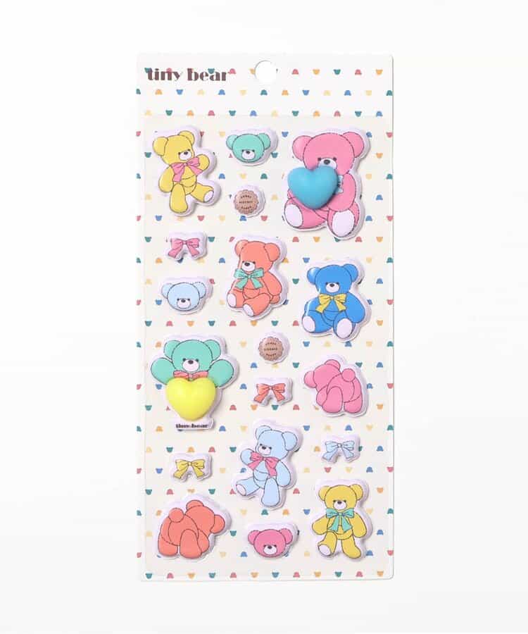 【tiny bear 】ハートぷにぷにシール_910113