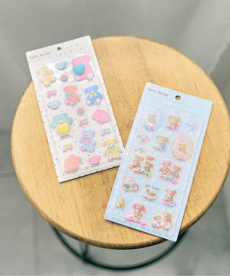 【tiny bear 】ハートぷにぷにシール_910116