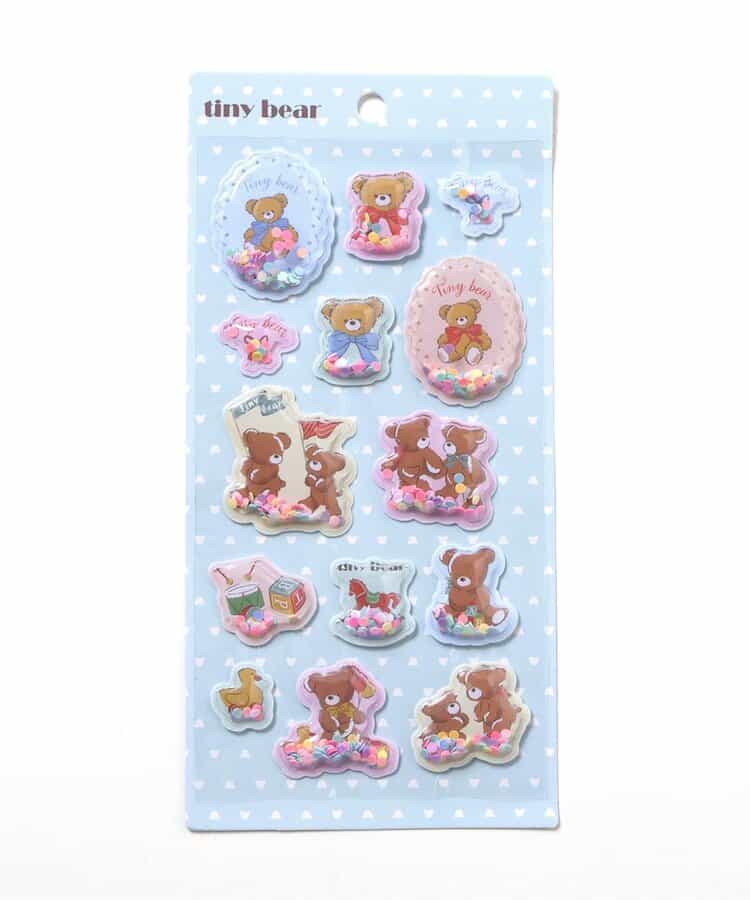 【tiny bear】スパンコールしゃかしゃかシール_910118